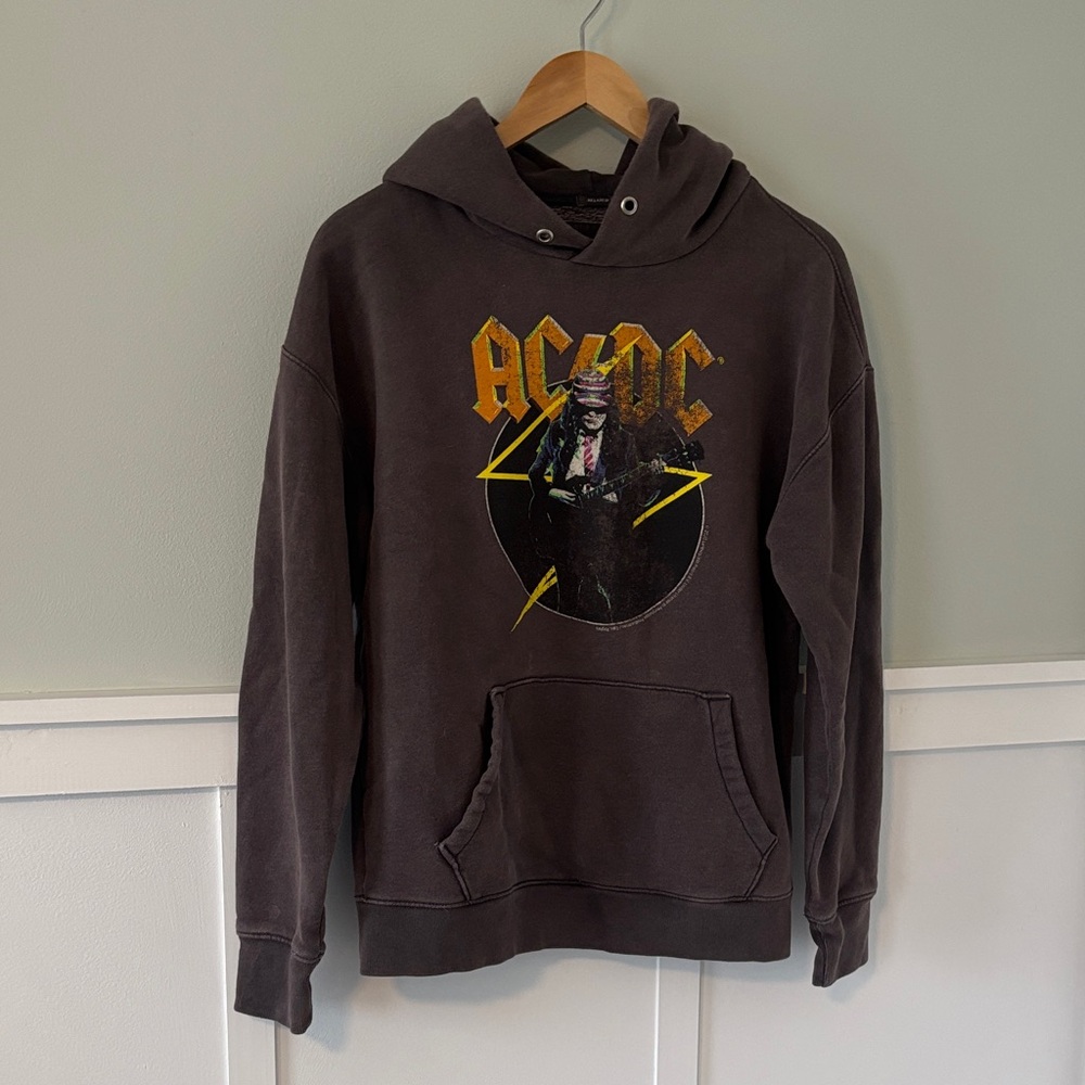Abercrombie & Fitch Soft Fleece Jacket in Gray AC/DC